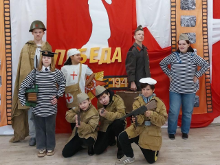 Дети отпраздновали День Победы в «Маяке»