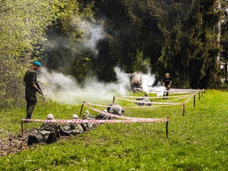 В Химках провели военно-спортивную игру «Зарница»