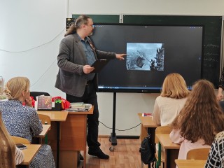 В Химках школьникам рассказали о штурме Рейхстага