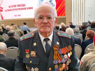 Ветеран из Серебряных Прудов получил поздравление от губернатора Подмосковья