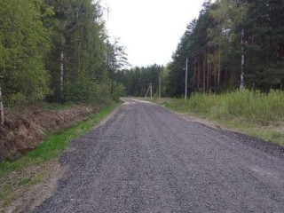 После весенних паводков отремонтировали дорогу от Тархановской до Кузнецово