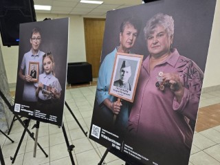 В Можайске презентовали фотопроект «Китель Победы»