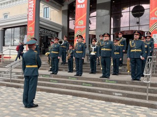 На Привокзальной площади Одинцова выступил сводный оркестр сухопутных войск РФ