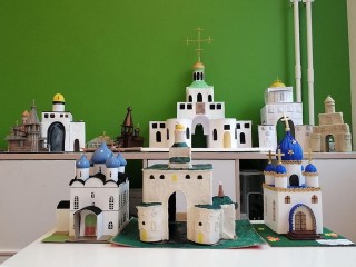 Школьники Люберец создали макеты достопримечательностей Золотого кольца