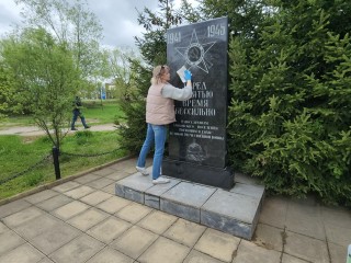 Медики Серпухова взяли шефство над военным мемориалом в Данковском поселении