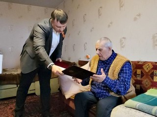 Звание Почетный гражданин Серпухова присвоено ветерану-танкисту Михаилу Белянину в канун Дня Победы
