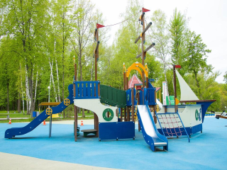 Детские площадки отремонтируют в Каширском парке