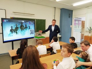 Для школьников Химок прошел открытый урок об основоположнике российской ПВО Байдукове