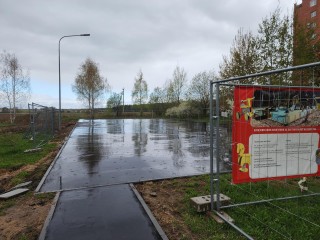 В наукограде начались работы по созданию новой игровой зоны для детей