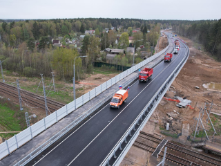 Новый путепровод в Аникеевке сократил количество пробок и облегчил выезд на Волоколамское шоссе