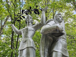 Памятнику погибшим луховичанам в годы ВОВ вернули давно утраченную деталь