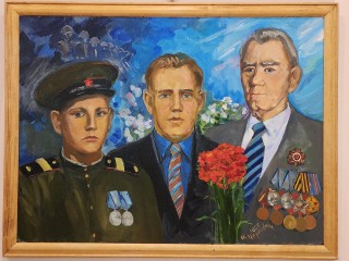 В Пушкино проходит выставка местных художников «Победы майское дыхание»