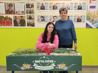 В Луховицах открыли «Парту Героя» в честь участника ВОВ Александра Горбачева