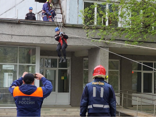 В Раменском колледже отработали действия при падении БПЛА