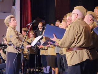 Песни о Победе исполнил хор ветеранов в Пушкино