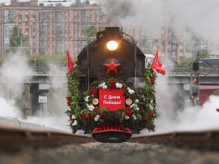 Памятный ретросостав замечен в Дмитрове