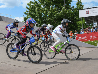 Велогонщики Ступина успешно выступили на Кубке России по BMX-гонкам