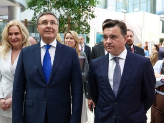 Губернатор Воробьев посетил финал форума «Россия и мир: тренды здорового питания»