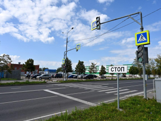В Протвине починили светофор на Серпуховском шоссе