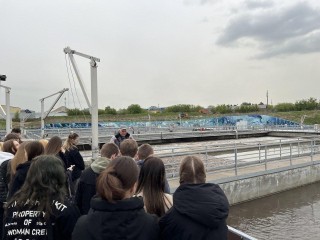 Ученики двух школ Подольска познакомились с работой очистных сооружений