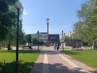 Началась реконструкция сквера возле стелы «Добрый Ангел мира» в Люберцах