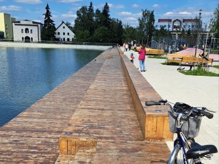 Аэраторы для очистки воды поставят на городском озере в июне