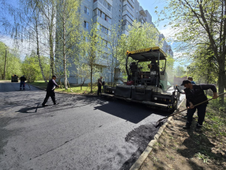 В Можайске отремонтировали ямы на дорогах во дворах