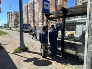 В Домодедове отремонтировали автобусные остановки после обращений жителей