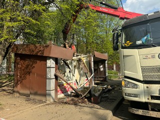 Раздражающий своим запахом ларек на Интернациональной снесли в Шатуре