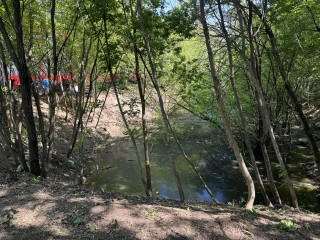 В Видном начали приводить в порядок территорию оврага на улице Лемешко