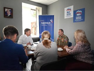 Боец СВО из Ленинского округа поделился своим опытом службы с депутатом