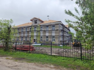 В лицее деревни Демихово начались малярные работы