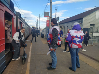 Жителям напомнили, где безопасно переходить железную дорогу во Фрязине