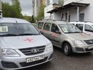 Службы скорой помощи Мытищ вышли на акцию Бессмертного полка