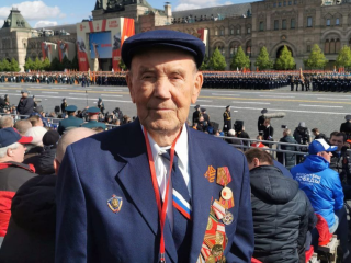 Ветеран из Дубны стал свидетелем парада Победы на Красной площади