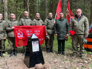 В Молодежном открыли памятный знак в память о защитниках Родины