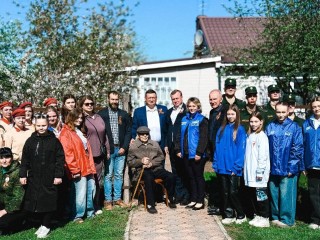 Луховицкие ветераны приняли поздравления от депутата Мособлдумы Максима Коркина