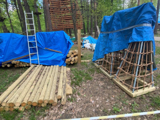 Новые веревочные трассы построят в Красногорском парке к лету