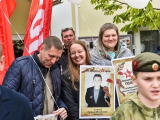 Ветеранов 345 механического завода в Балашихе поздравили с Днем Победы