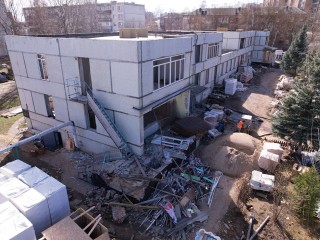 Капитальный ремонт детского сада «Улыбка» в Серпухове идет с опережением графика