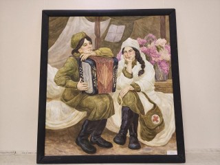 Жители Луховиц приглашаются на выставку картин «Весна 45-го года»