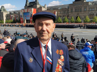 Ветеран из Дубны Николай Порошин в пятый раз съездил на Парад Победы в Москву
