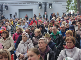 В парке Жуковского для жителей города устроили праздничный концерт