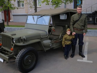 Выставка военной техники открылась в Балашихе в честь Дня Великой Победы