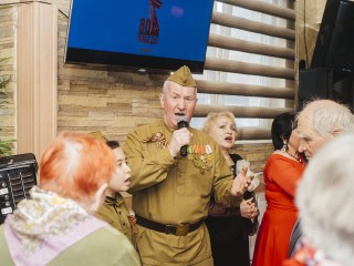Пушкинских ветеранов поздравили с Днем Победы песнями на татарском языке