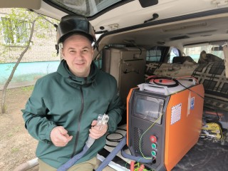 Житель Щелкова открыл мобильную лазерную обработку металлов с помощью соцконтракта