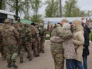 Бойцы из Шарапово ушли на передовую с «несгораемой» экипировкой
