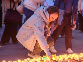В Воскресенске зажгли 500 свечей в честь погибших героев Великой Отечественной войны