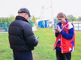 Рузские волонтеры рассказывают жителям, как принять участие в голосовании