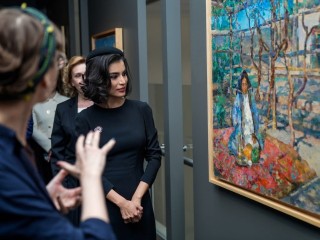 Выставка работ советских и узбекских художников «Свет между мирами» официально открылась в Новом Иерусалиме